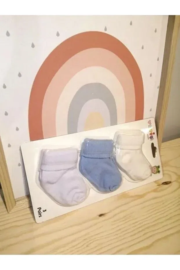 Детские носки для мальчиков набор 3 шт Yetiş Baby, Blue