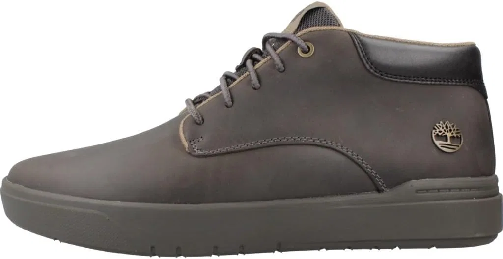 Мужские ботинки Timberland Seneca 5003301408 на шнуровке средней высоты, Grey Melé — фото 2