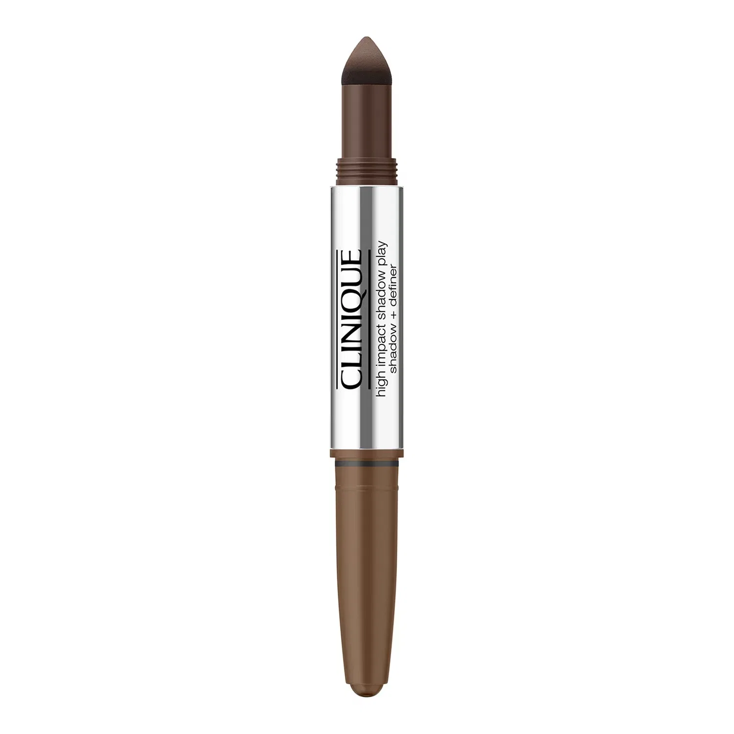 Двусторонний карандаш для век с кремовыми и пудровыми тенями CLINIQUE High Impact Shadow Play Shadow + Definer, Rum + Cola