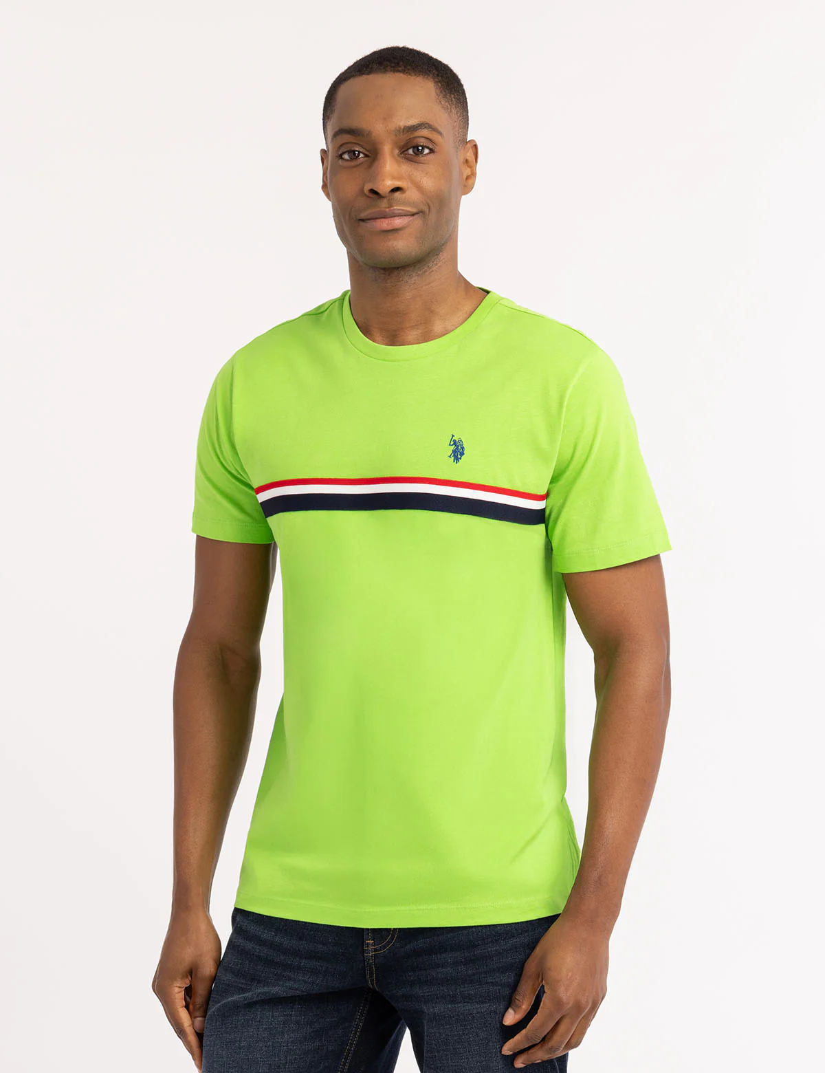 

Футболка U.S. Polo Assn Signature Tricot Pieced Jersey, салатовый