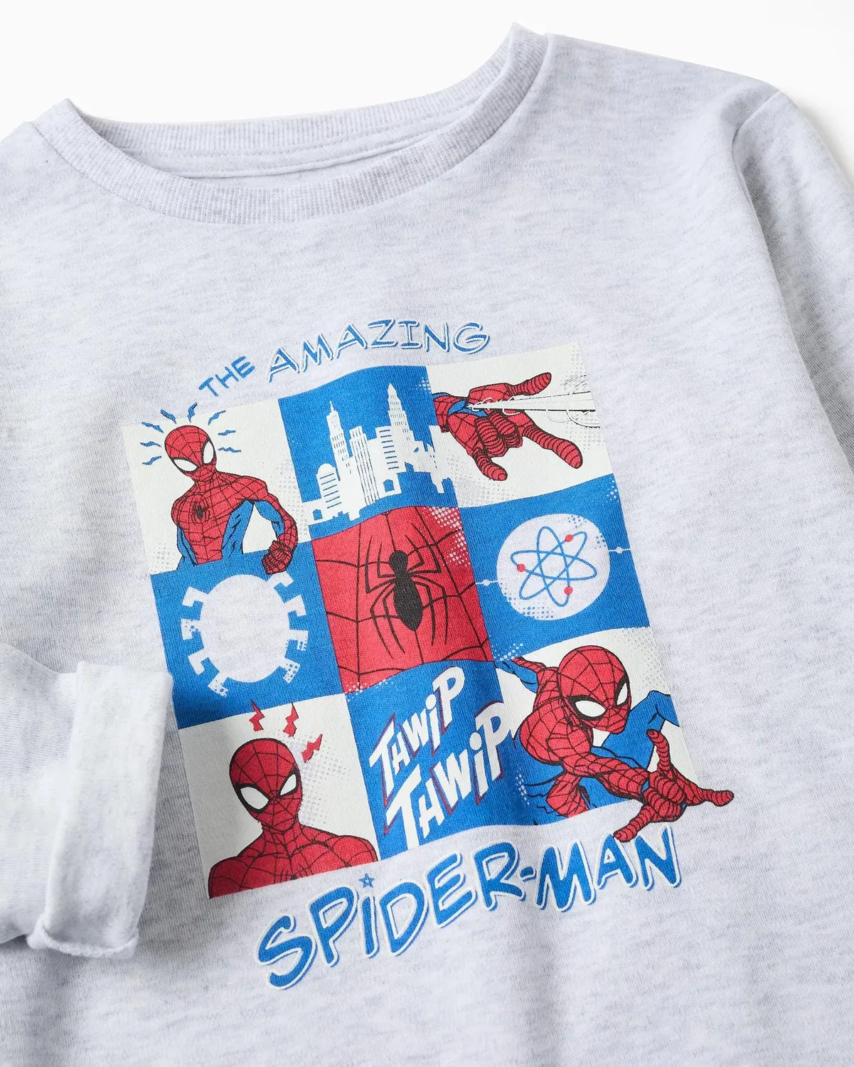 Детская пижама для мальчиков с принтом Spider-Man Zippy, Gris Claro — фото 2