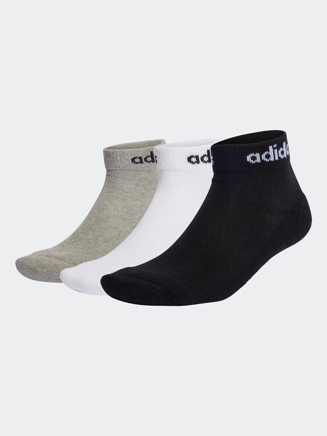 Носки adidas Multi Linear Ankle Cushioned, мужские, мульти