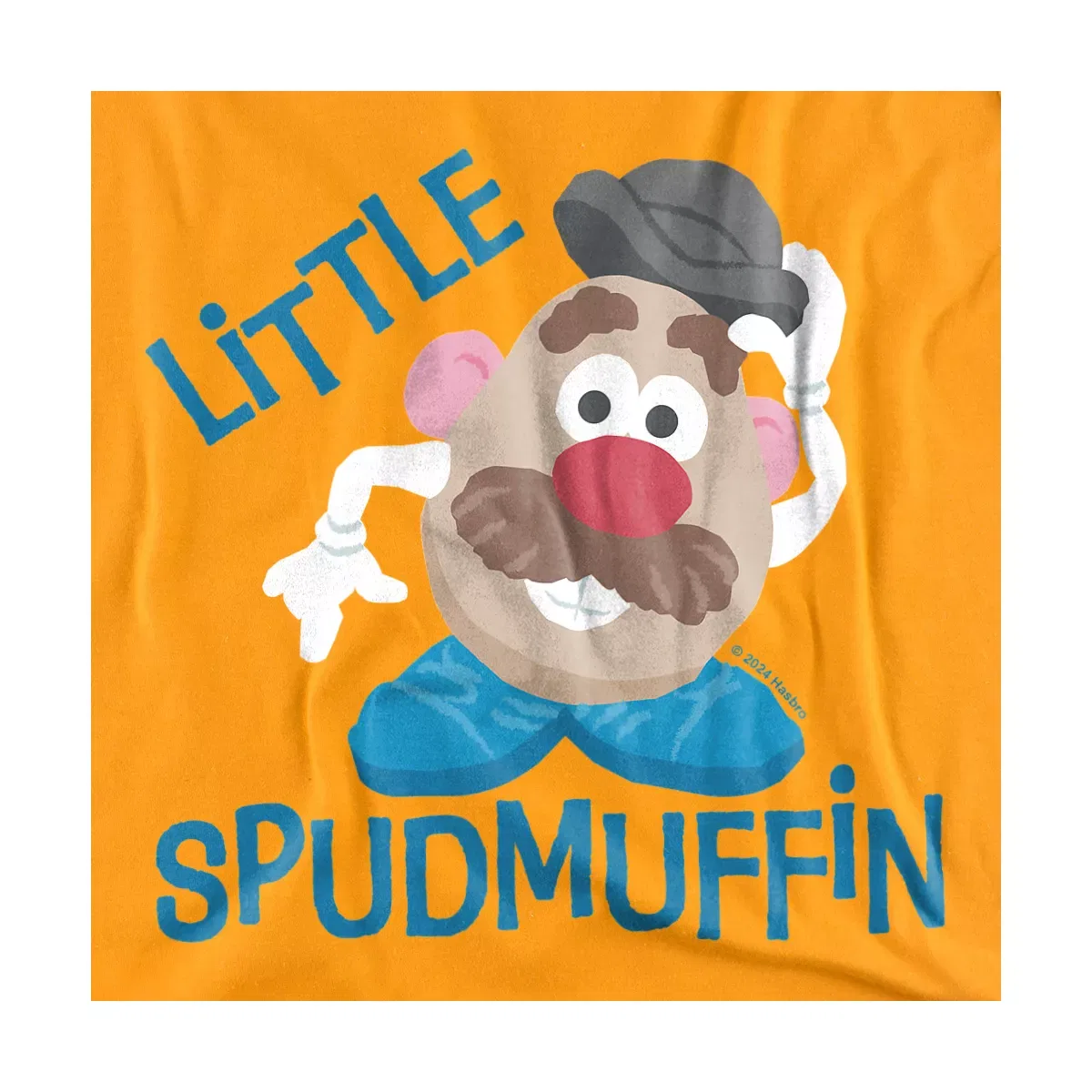 Детское боди с коротким рукавом Little Spudmuffin Mr. Potato Head, Gold — фото 2