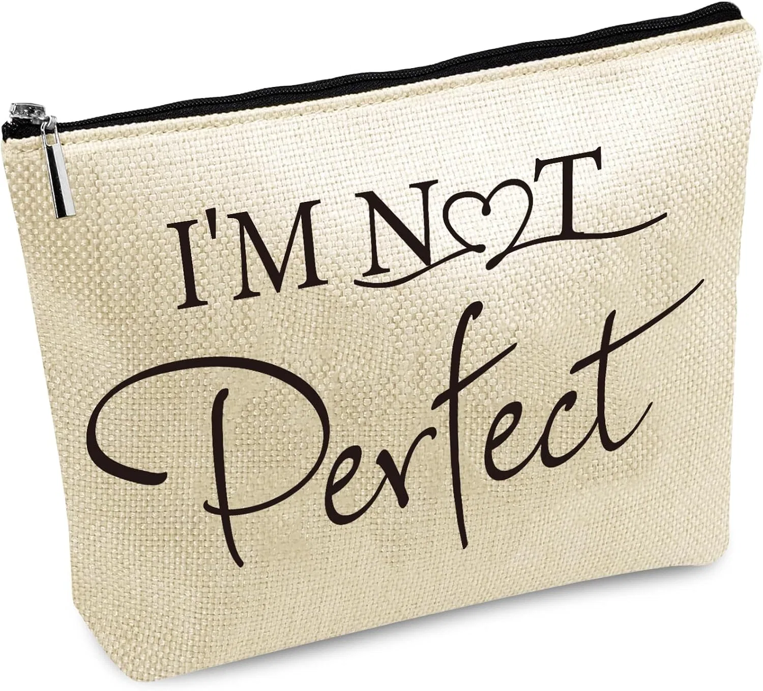 Косметичка «I Am Perfect» из поликоттона от CREATCABIN Creatcabin