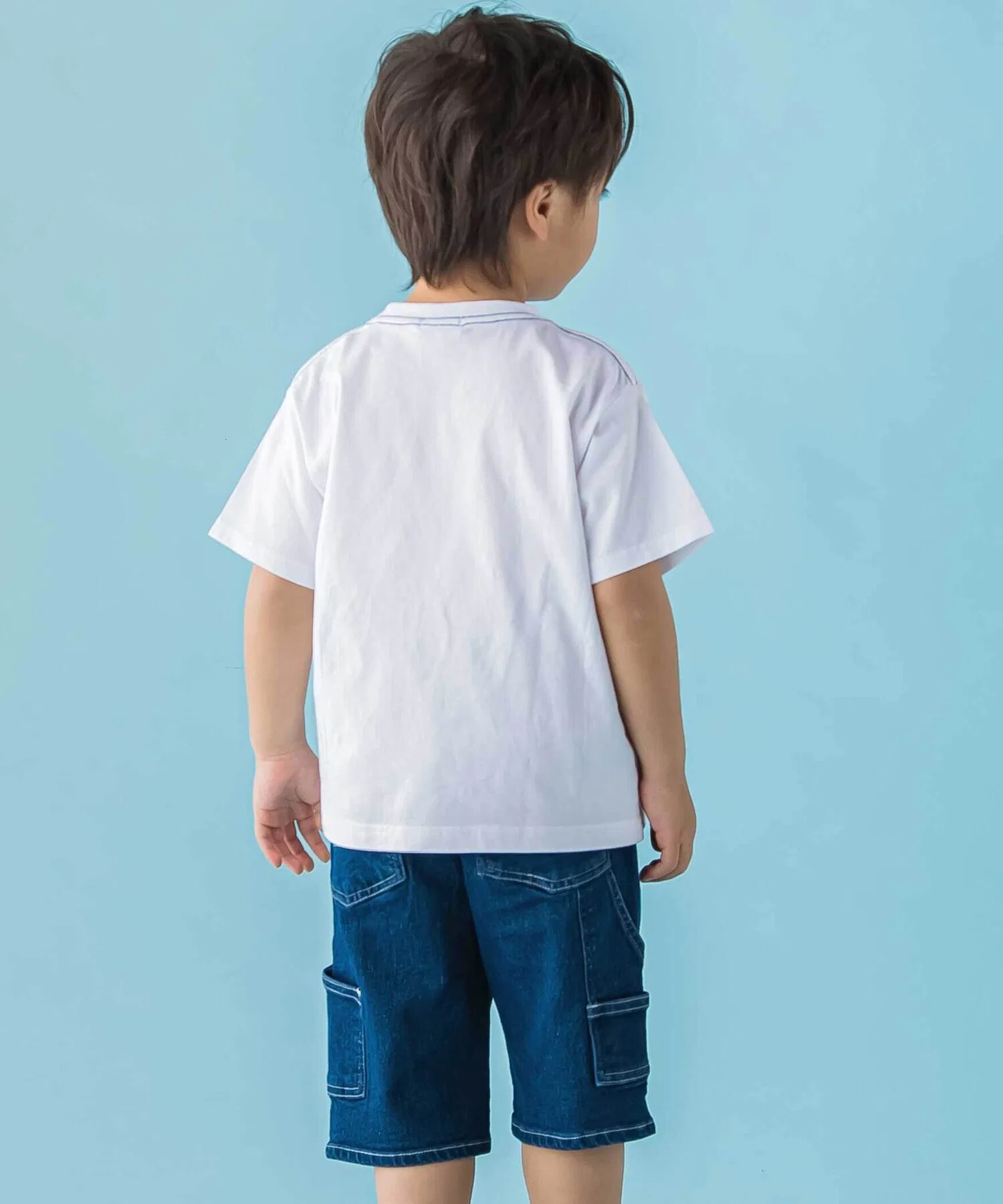 Детская футболка BeBe Petits Pois Vert FORCE с принтом белая — фото 3