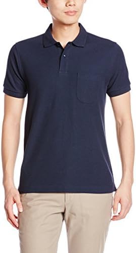 

Мужская поло-рубашка Cotton STAFF MS3114 CVC Pique Dry с карманами Lifemax, темно-синий