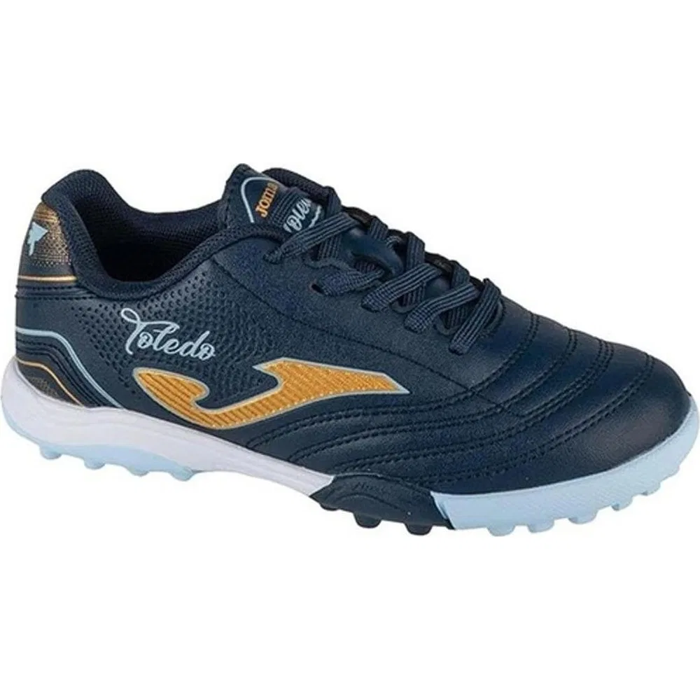 Детские футбольные бутсы для мальчиков с короткими шипами Toledo Jr 2503 Navy Turf Joma