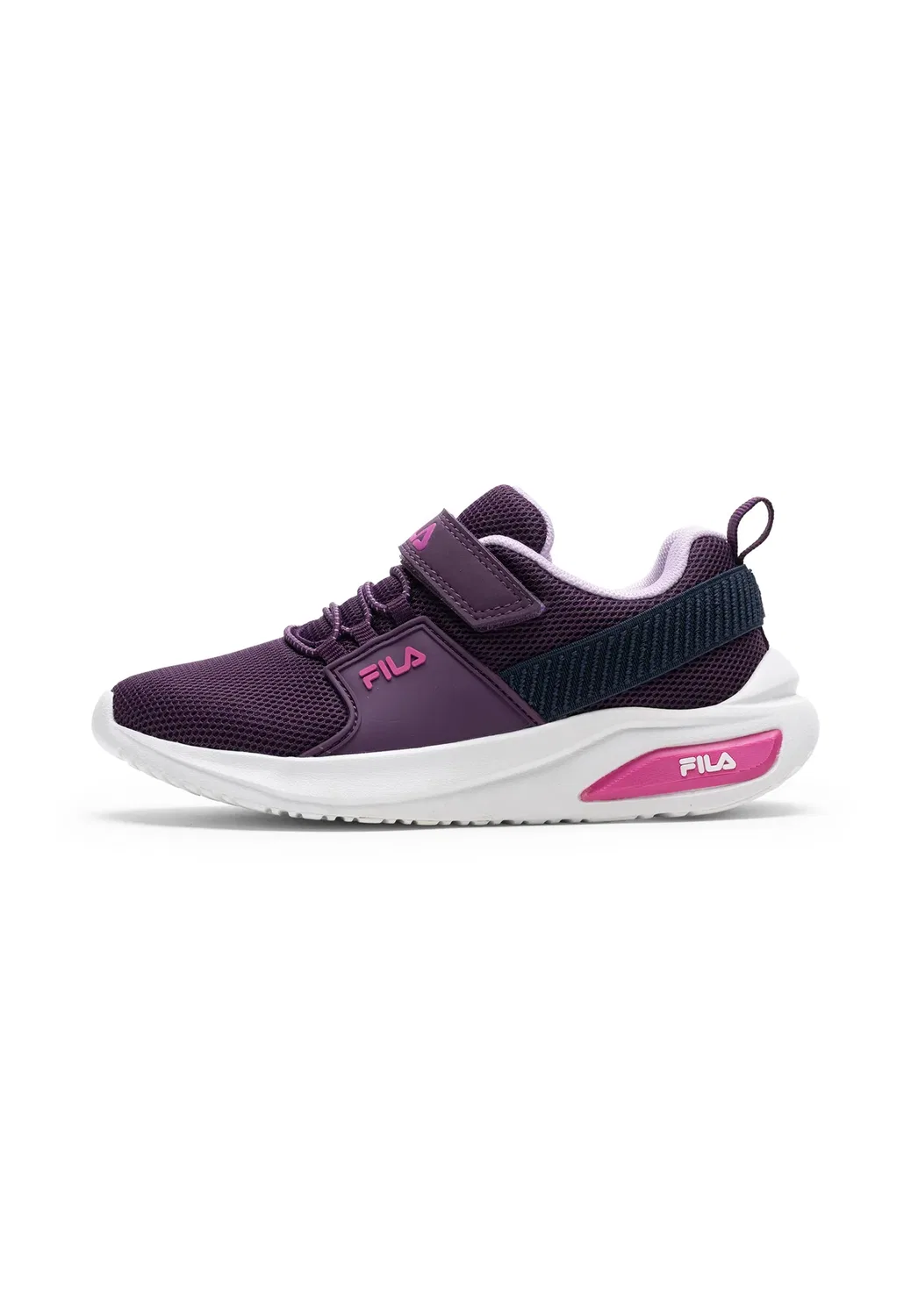 Обувь Upspark на липучках, детская, унисекс - кроссовки Fila, Plum Purple-Ibis Rose