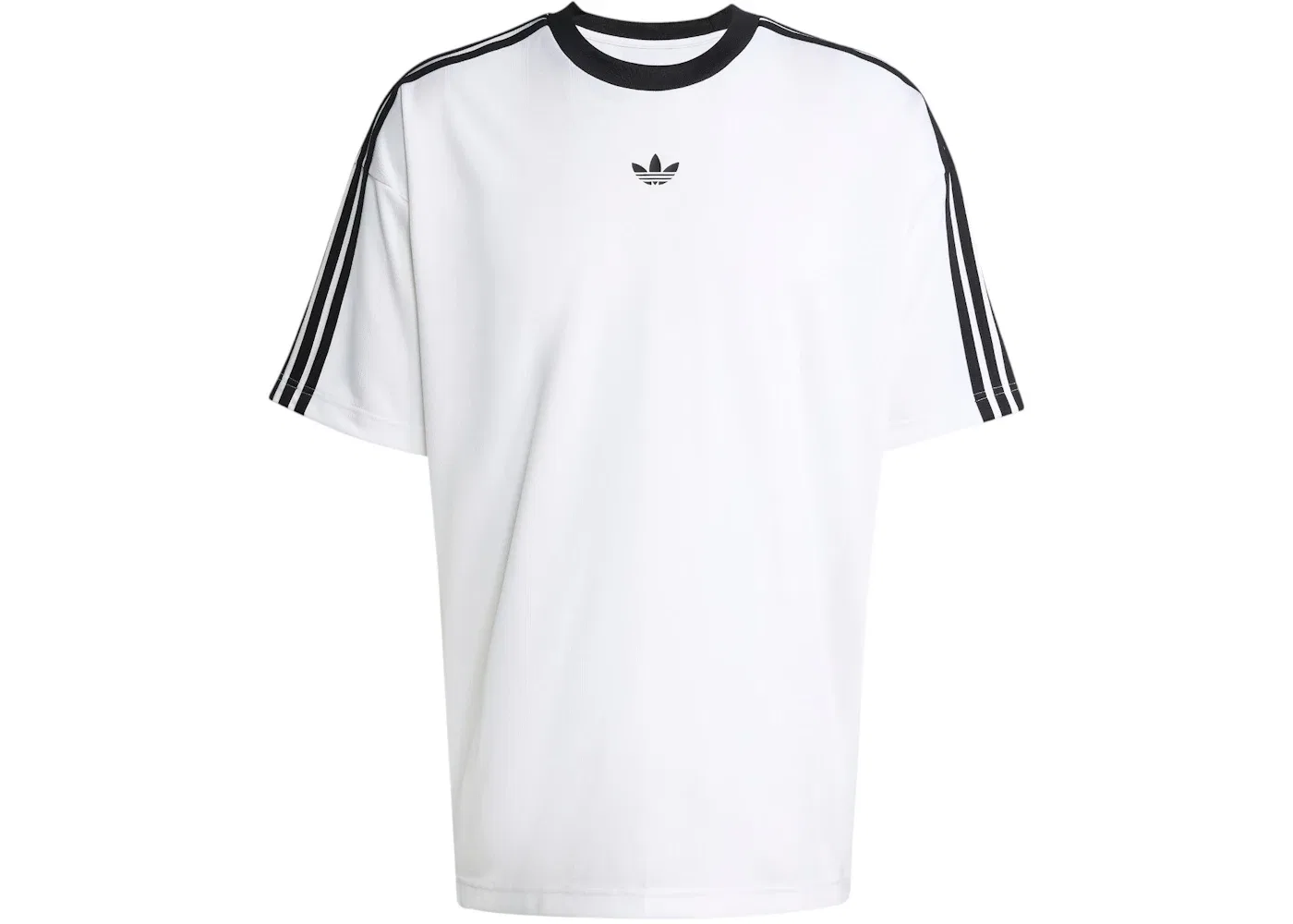 Мужская футболка с жаккардовым узором Jersey Adidas, White Black