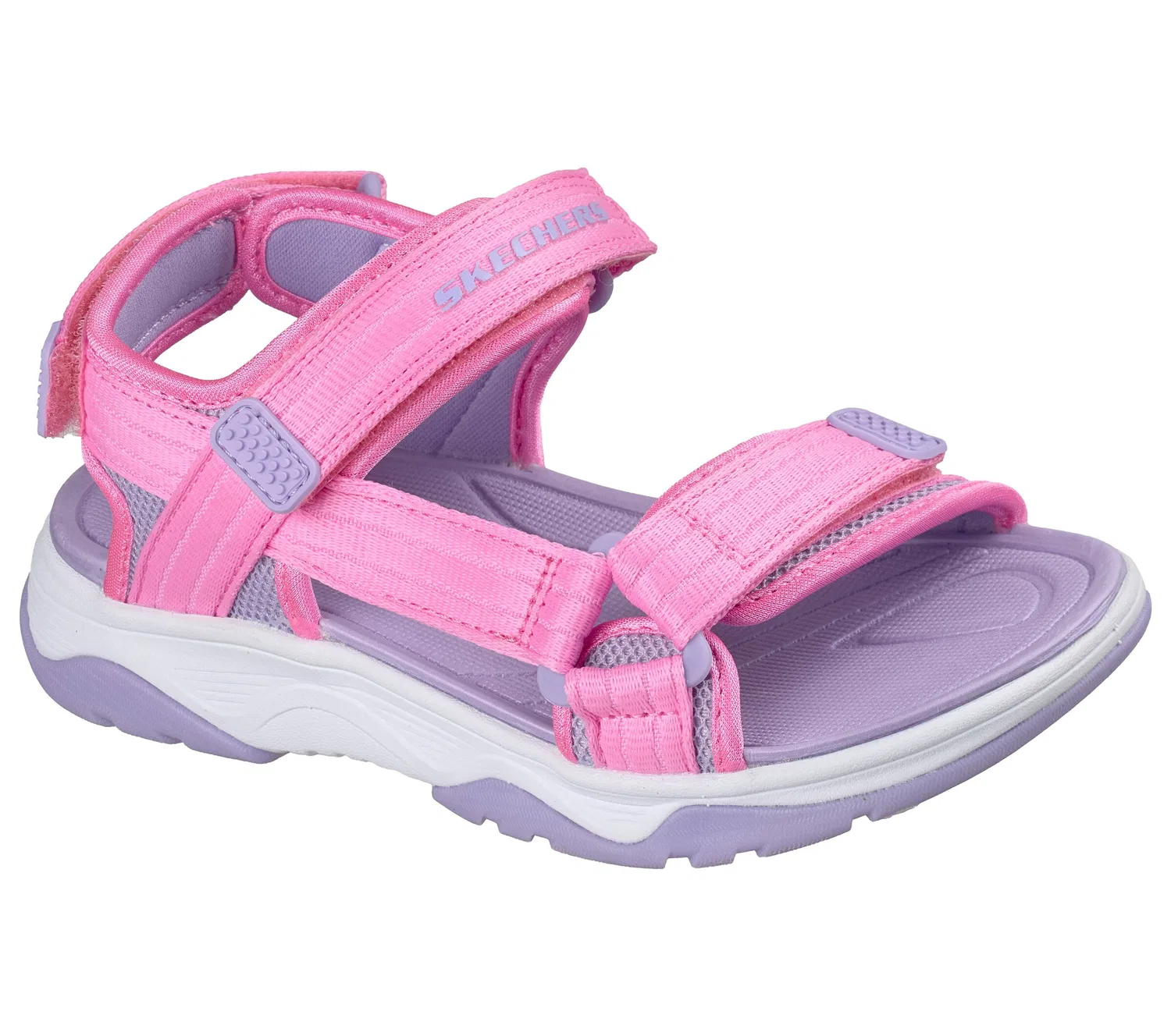Сандалии Skechers цвета розы — фото 4
