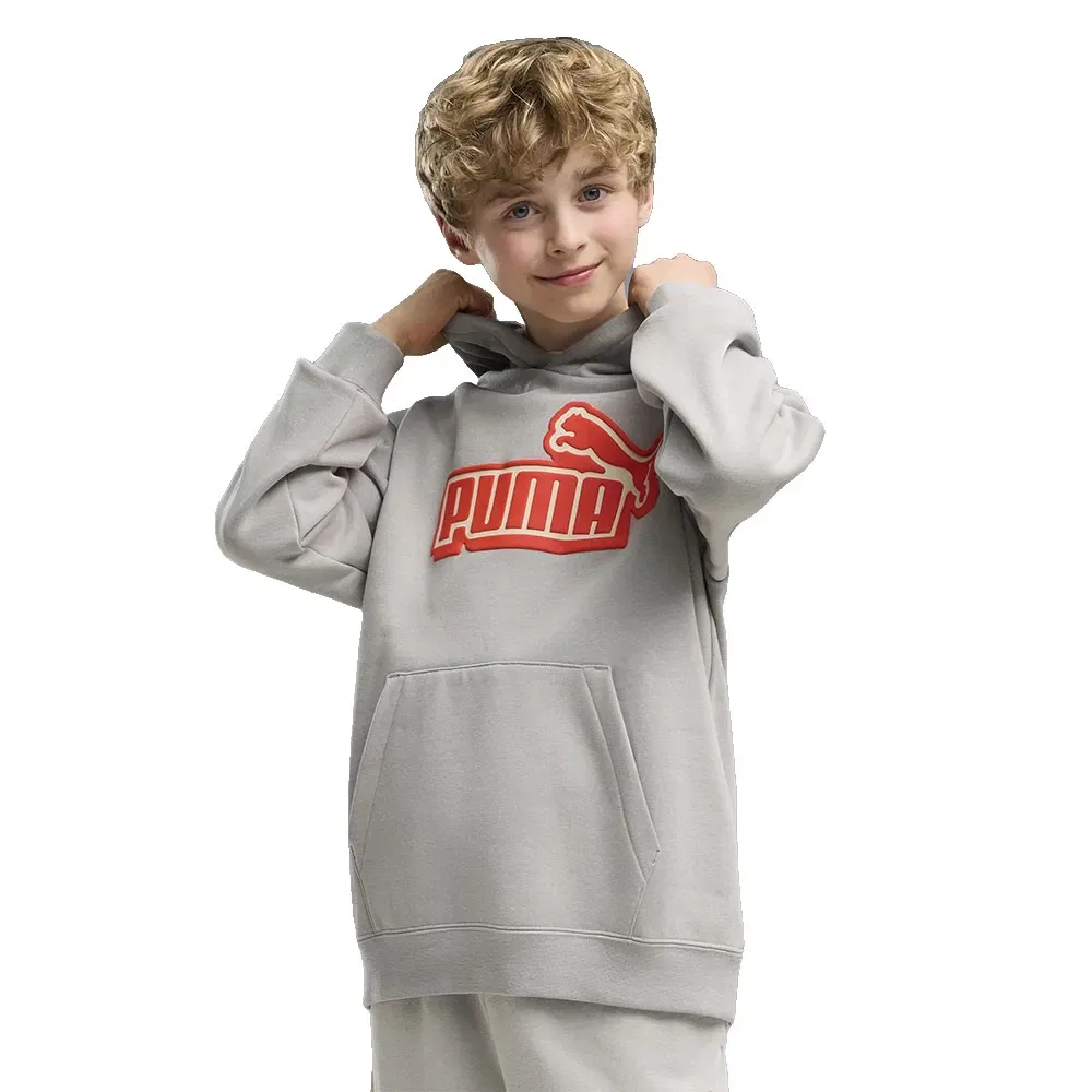 Худи свободного кроя Essential Logo Lab Relaxed Puma, серый