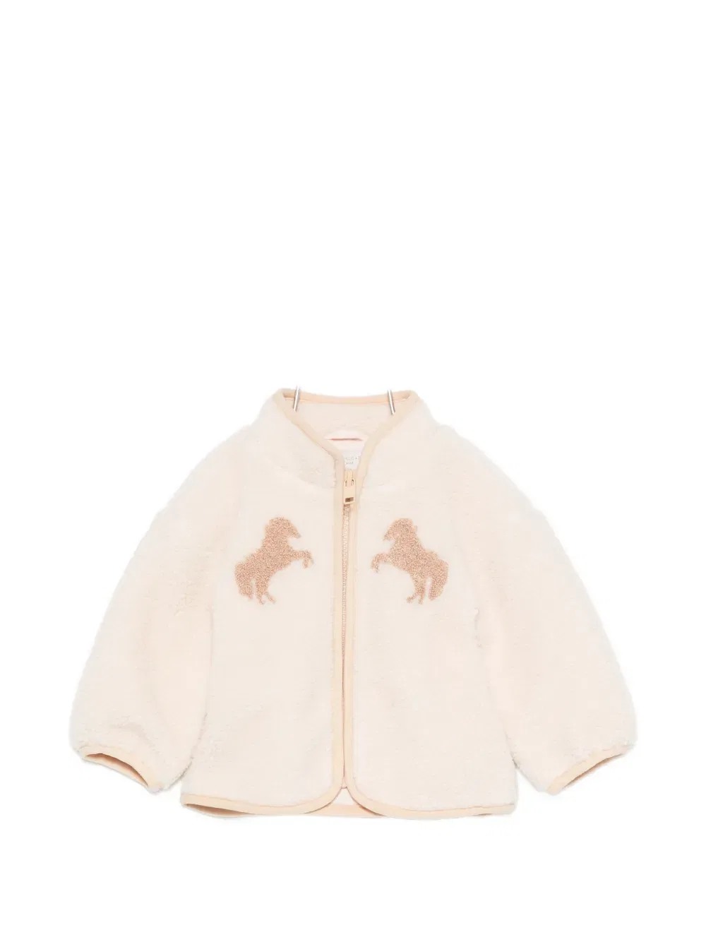 Бомбер Horse Stella McCartney Kids, цвет Cream White