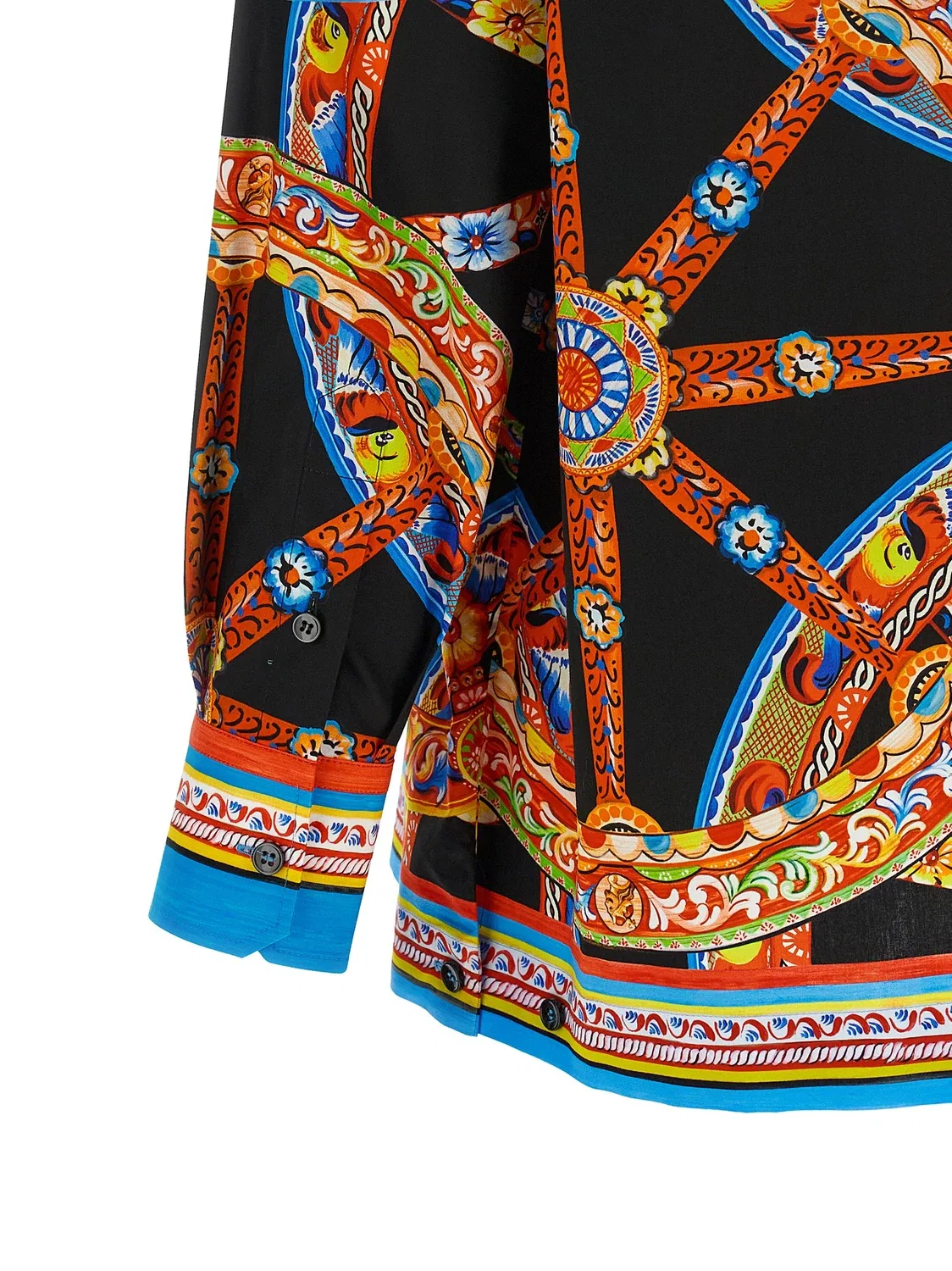 Рубашка Гавайи Dolce & Gabbana, мультиколор — фото 4