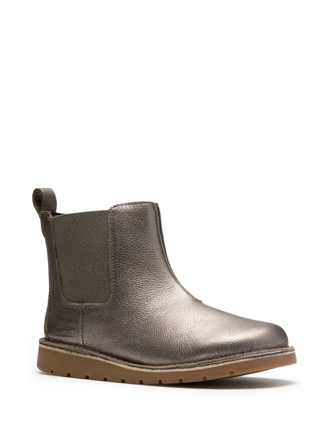 Ботинки челси Clarks Joyful Sky, кожаные, цвет Pewter — фото 3