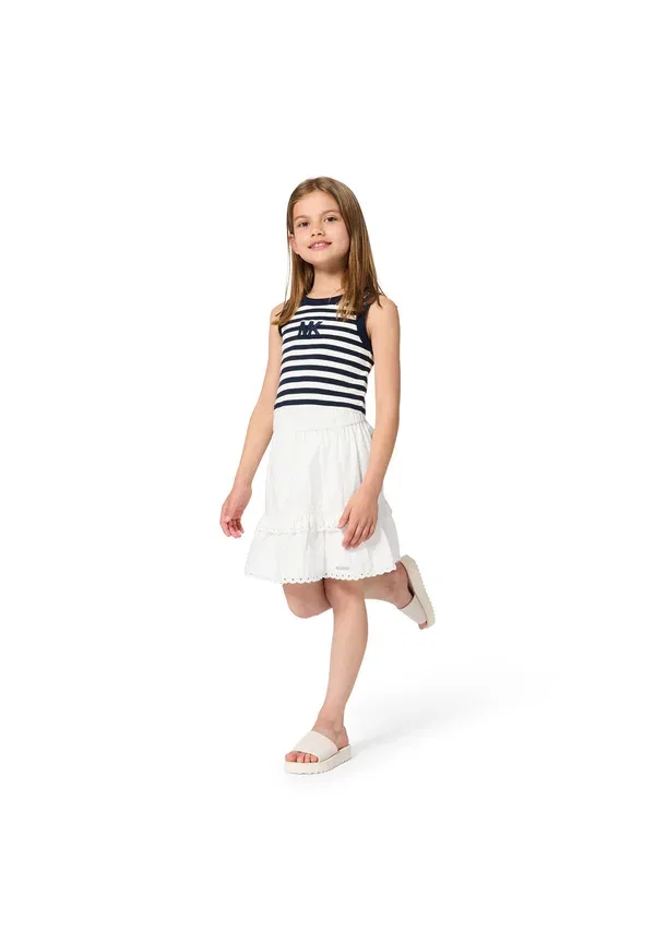 Топ с полоской Debardeur court Michael Kors Kids, Cargo Blue, синий