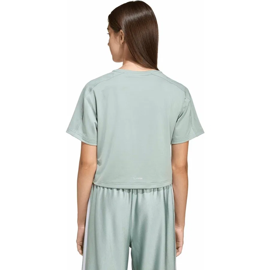 Детская футболка с принтом Jg Glam Tee adidas, Зеленый — фото 4