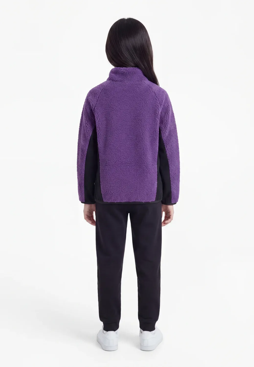 Свитер пухку унисекс - флисовая куртка Reima, Plum Purple — фото 2
