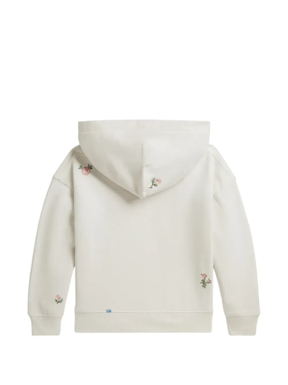 Худи с вышивкой Polo Ralph Lauren Kids, белый — фото 2