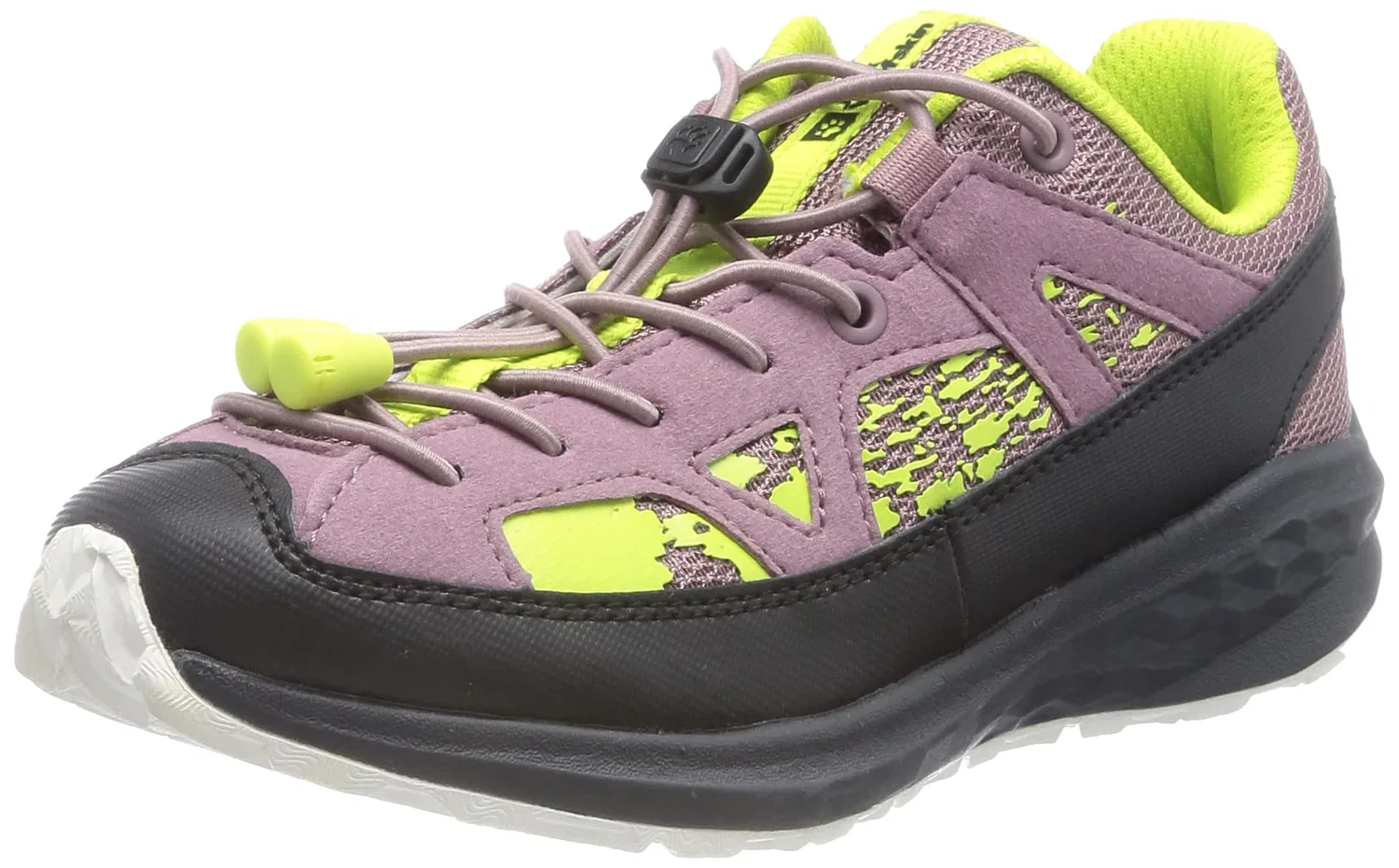 Детские кроссовки для мальчиков дышащие Vili Low K Sneaker Jack Wolfskin, Ash Mauve