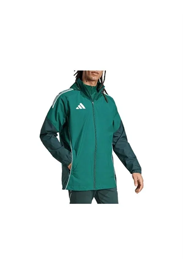 Мужская куртка с капюшоном Tiro25C aw jkt Adidas, Green — фото 2