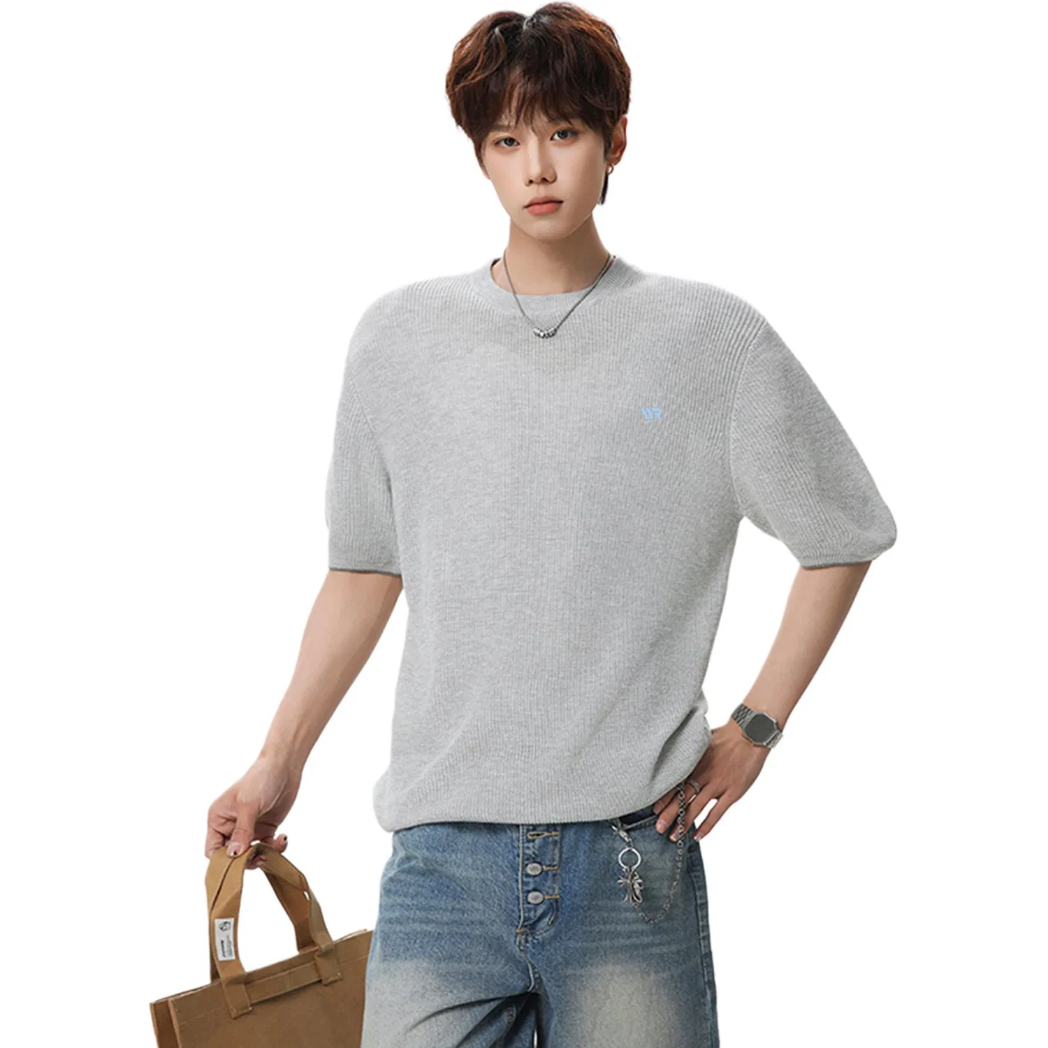 Детский свитер с круглым вырезом Thin Straight Fit Knitwear Unisex WARRIOR