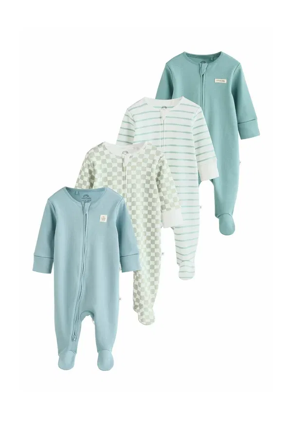 Комплект пижам с длинным рукавом Striped Next, green, зеленый