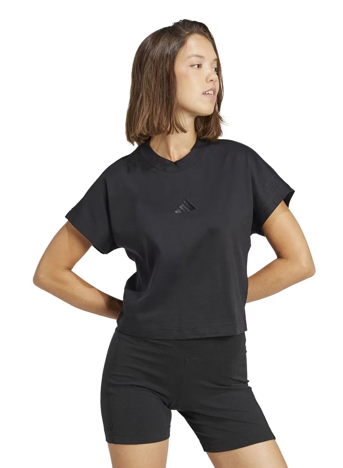 Футболка хлопковая All SZN Adidas, черный