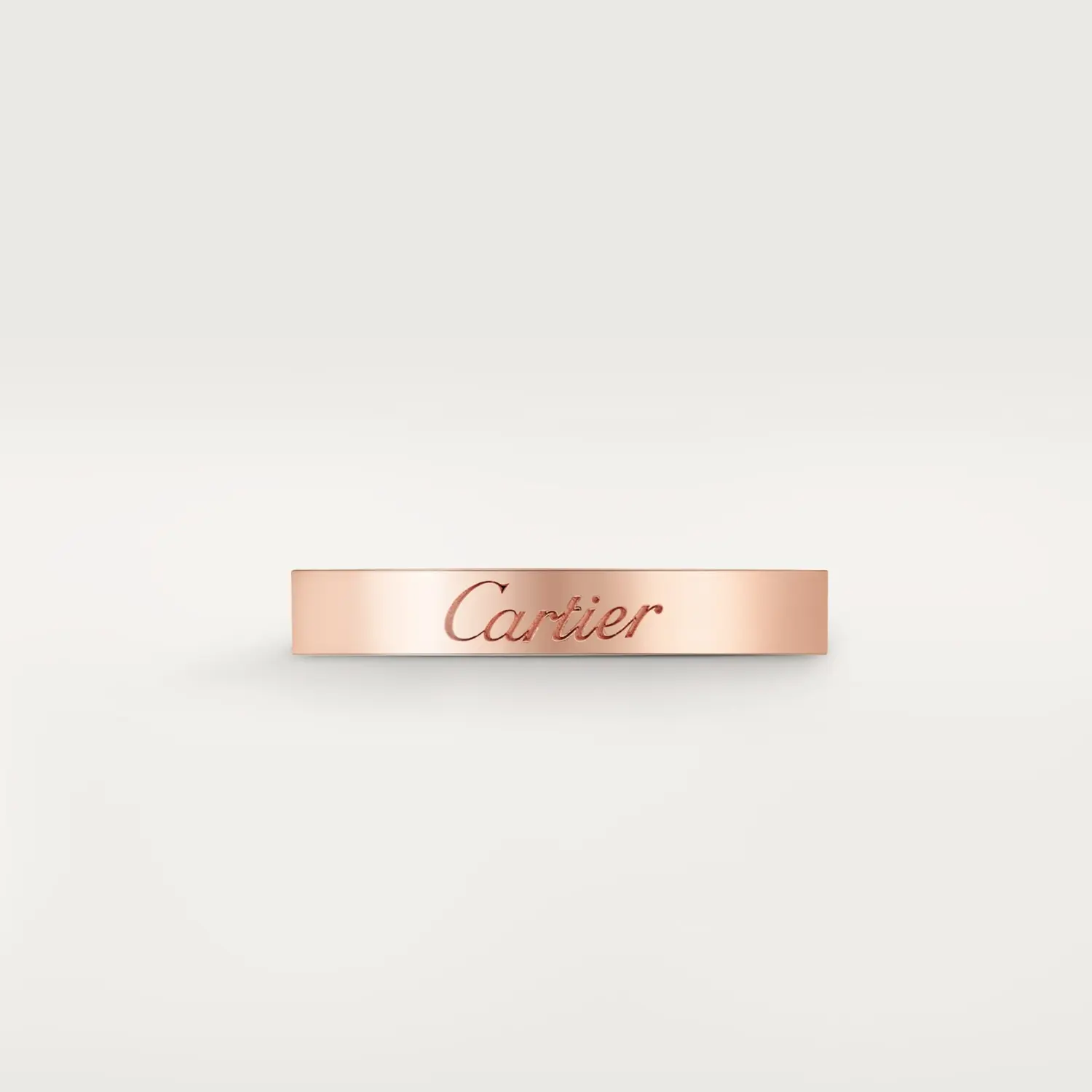 Обручальное кольцо Cartier C de Cartier из розового золота, 3 мм — фото 3