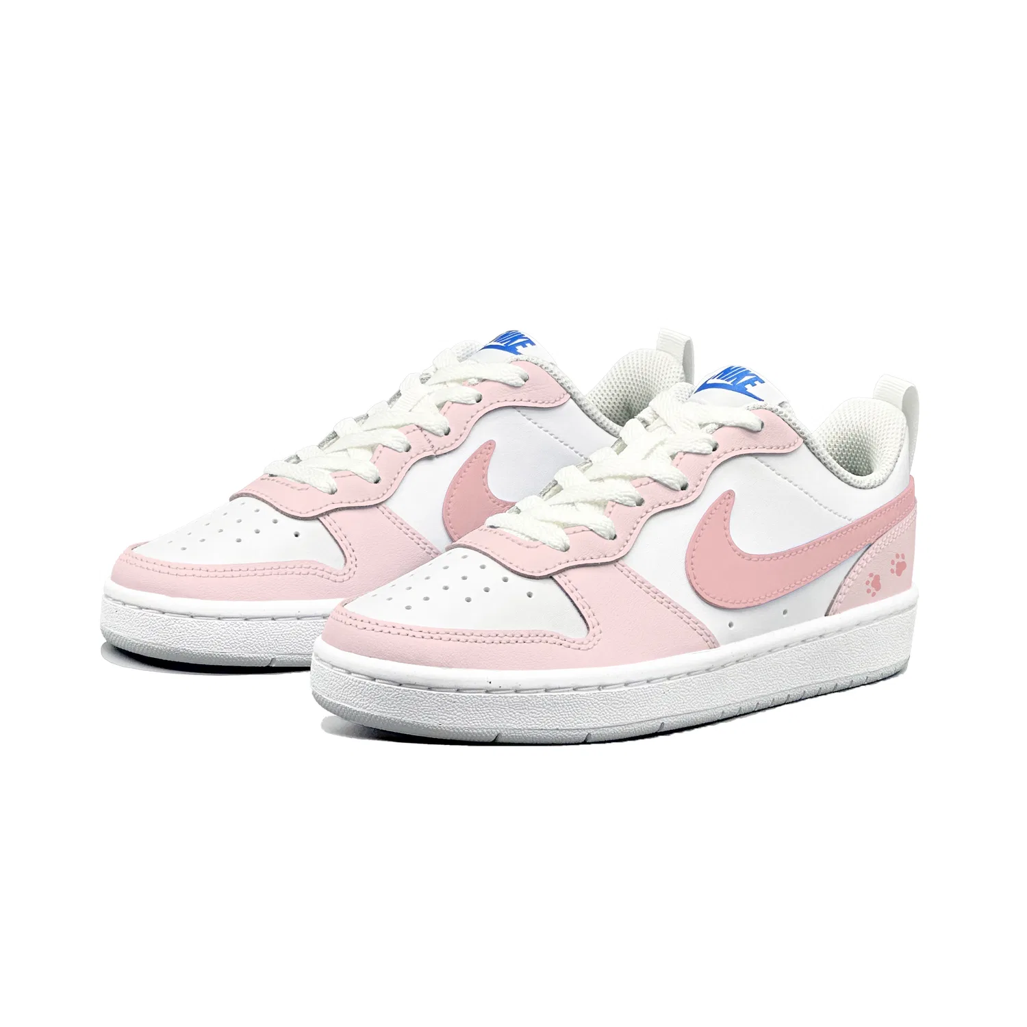 Детские кроссовки для скейтбординга с принтом Court Borough 2, Nike, Light Pink — фото 4
