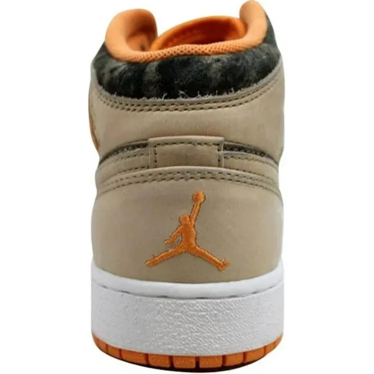 Детские кеды для скейтбординга Beige Black 1 Birch GS Jordan — фото 4