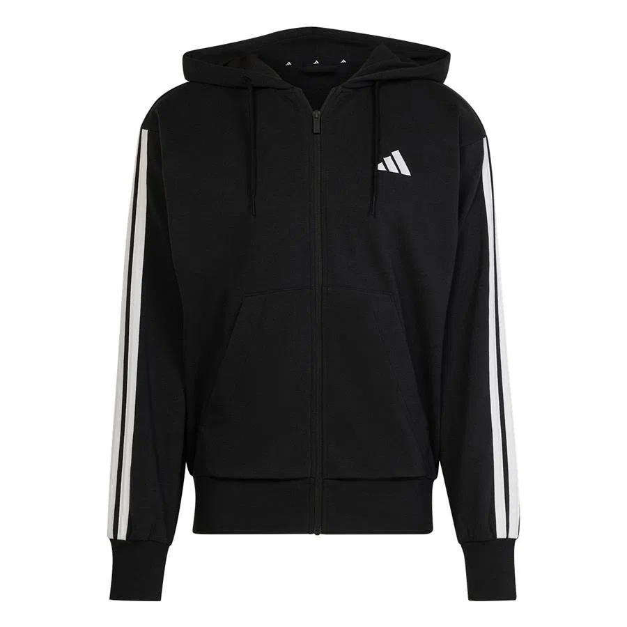 Мужская куртка-худи с флисом adidas M 3s Ft Fz Hd, Черный