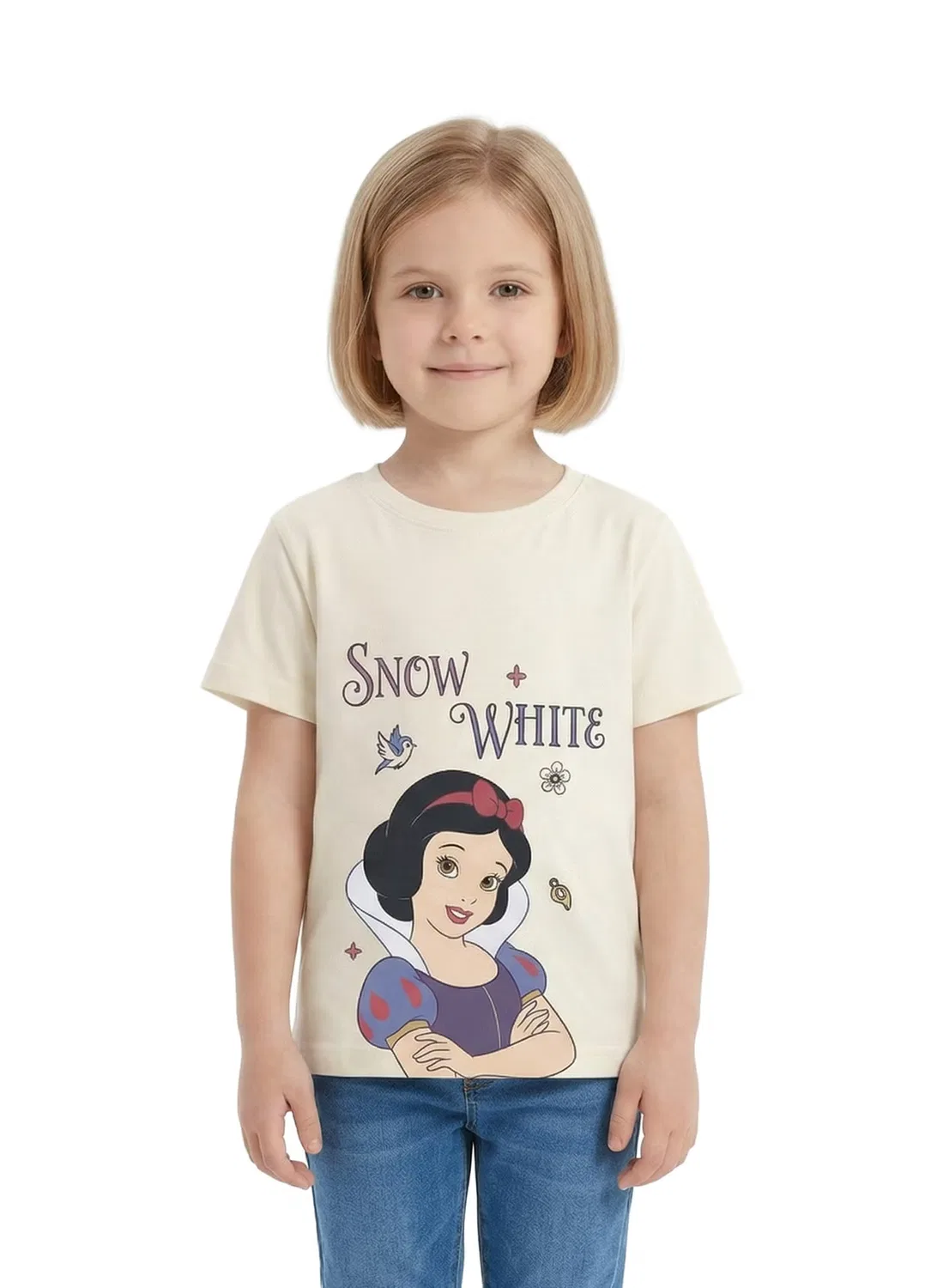 Комплект футболок с принтом Snow White Disney, мультиколор — фото 2
