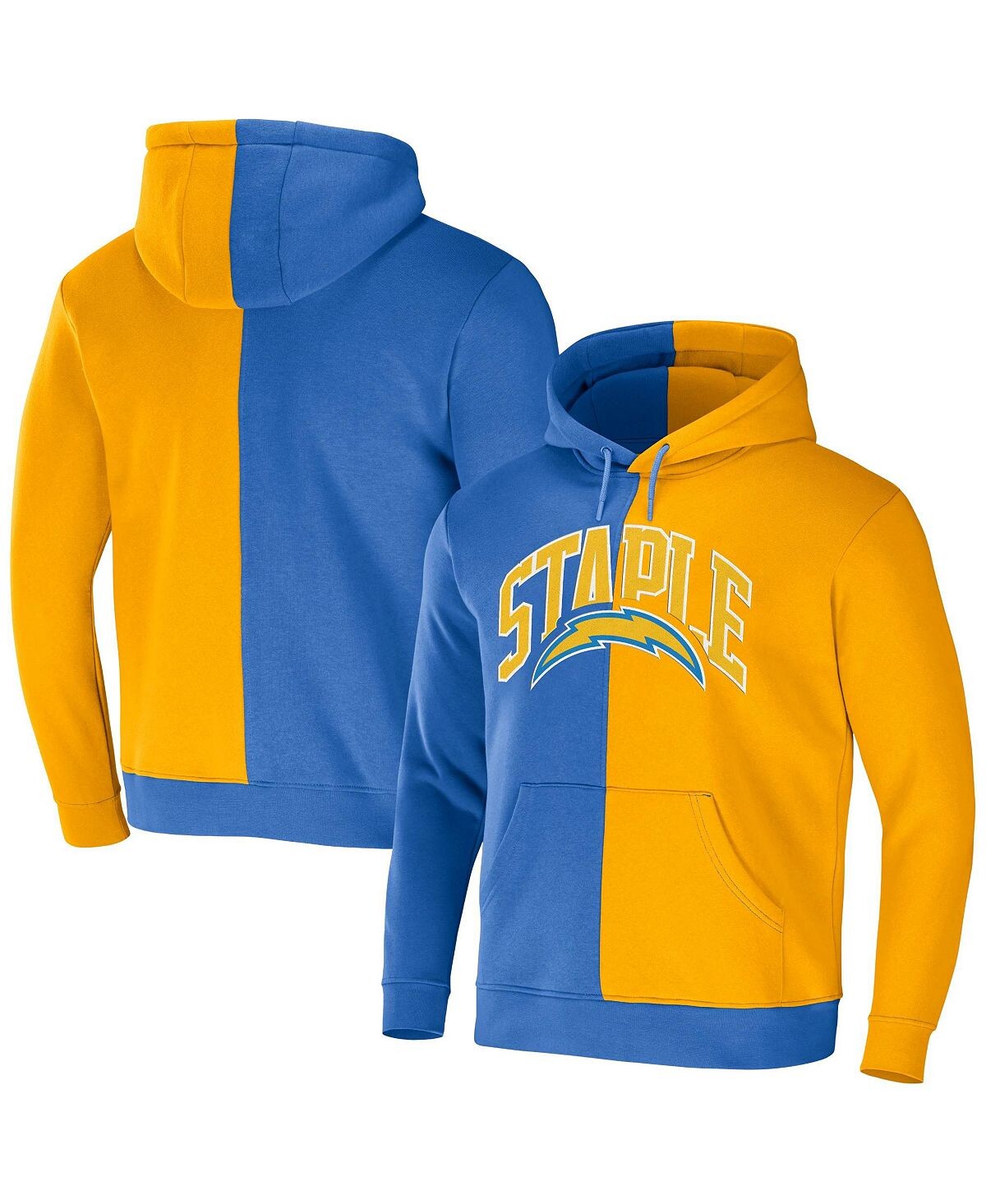 

Мужская толстовка с капюшоном nfl x staple сине-желтого цвета с логотипом los angeles chargers NFL Properties, мульти