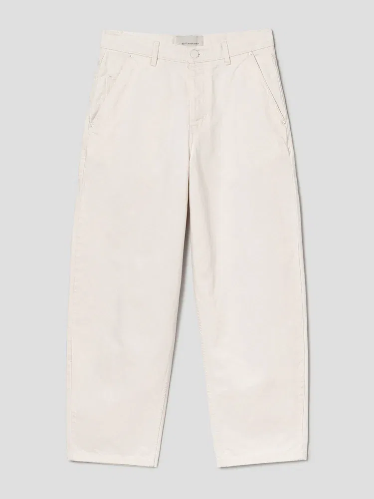 Джинсы Balloon Fit, Blanc Creme AMI PARIS