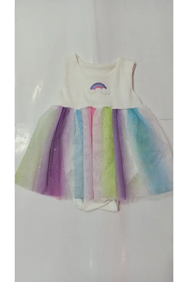 Детское платье для девочек с принтом Rainbow Nayinom, Rainbow