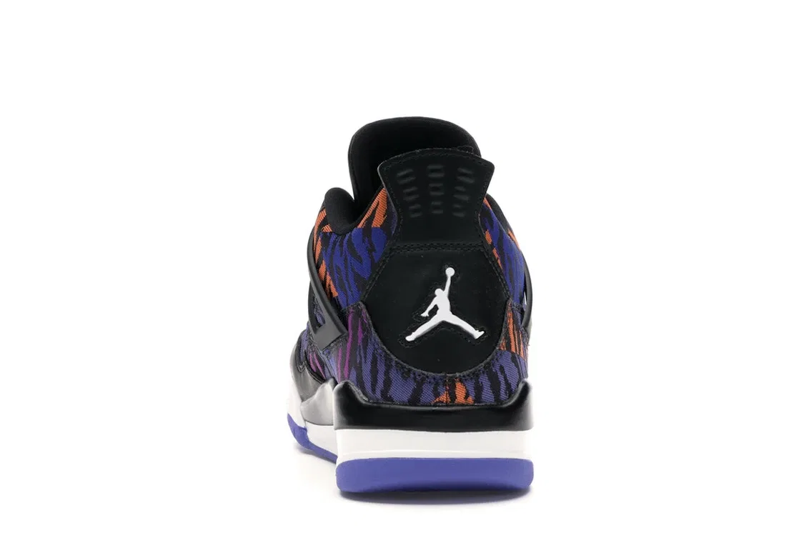Детские кроссовки Lifestyle с моделью Jordan 4 Retro Jordan, Black/White-Rush Violet — фото 4