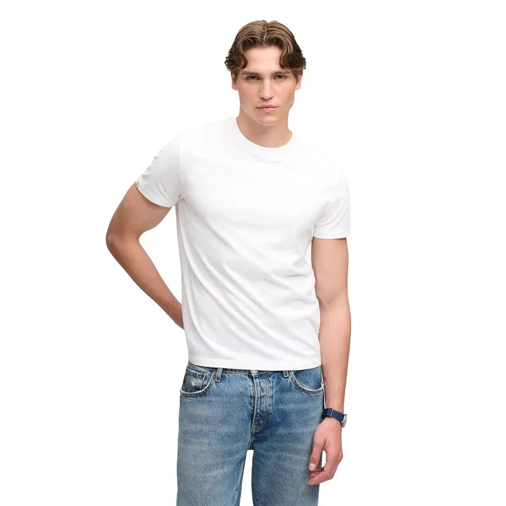 Мужская футболка с коротким рукавом Essential Serif Logo Superdry, White