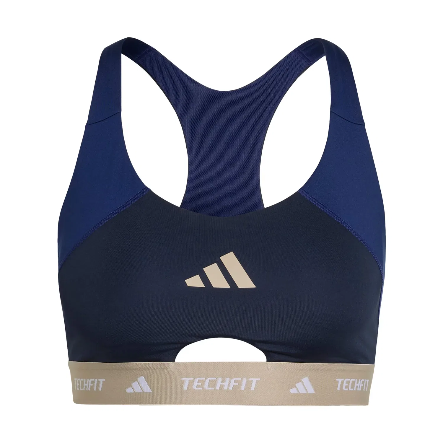 Спортивный бюстгальтер-бралетт Adidas Performance, темно-синий и темно-синий цвета