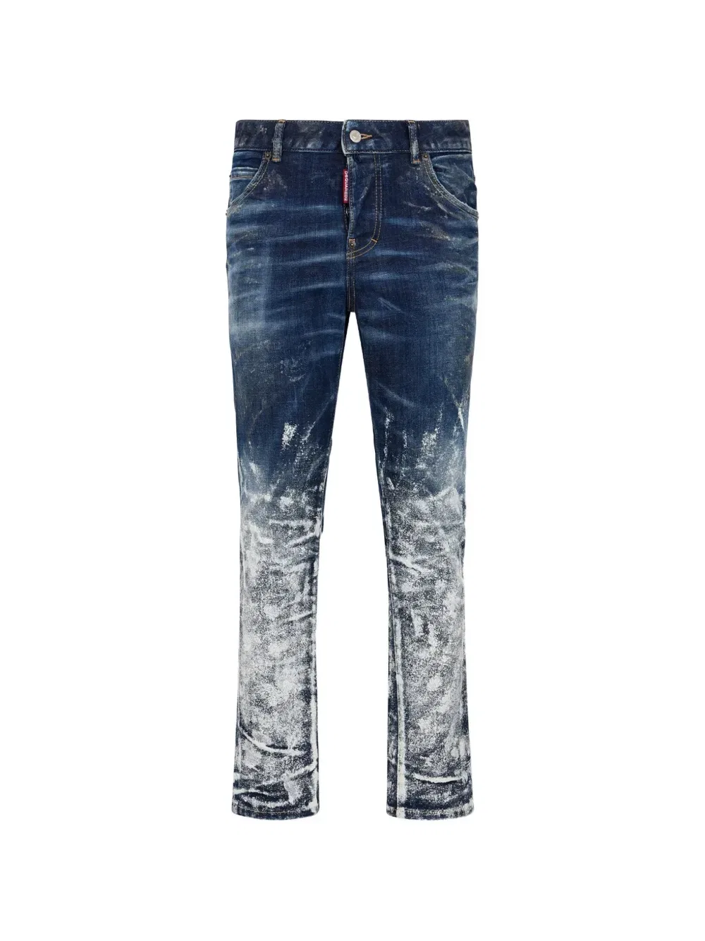 Джинсы Teddy с выбеленным эффектом DSQUARED2, синий