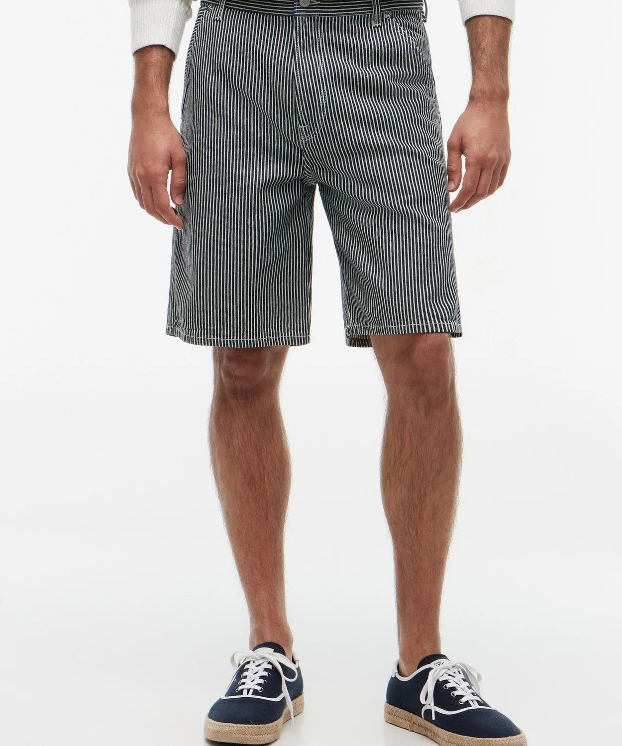Мужские шорты с индиго-полоской Relaxed River Indigo Stripe TOMMY HILFIGER, Indigo Blue — фото 2