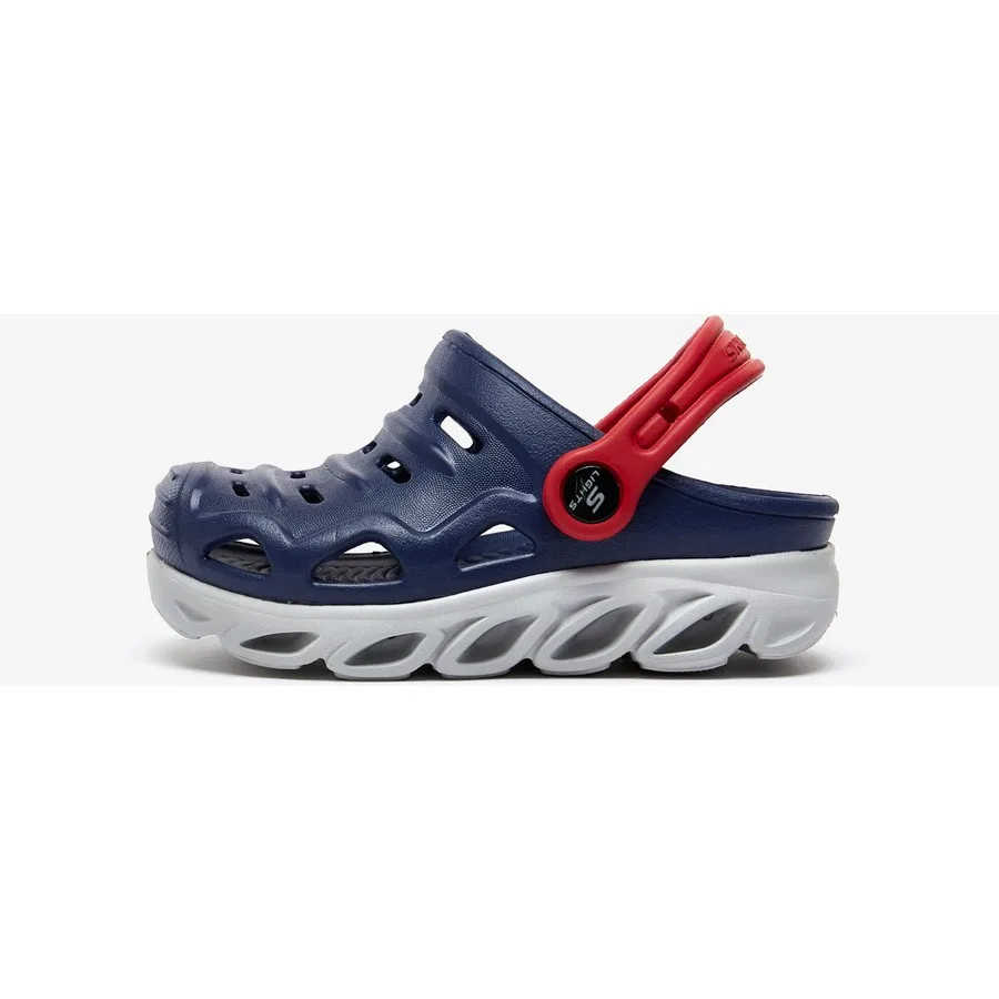 Детские сандалии с подсветкой Skechers, Темно-синий — фото 3