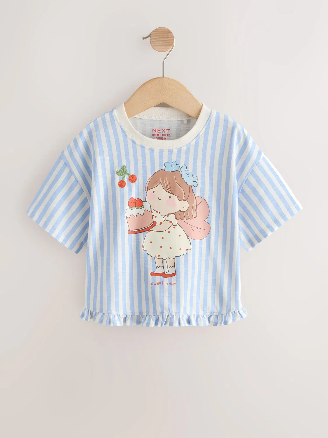 Футболки 4 шт, с принтом, Patchwork Strawberry Next, разноцветный — фото 2