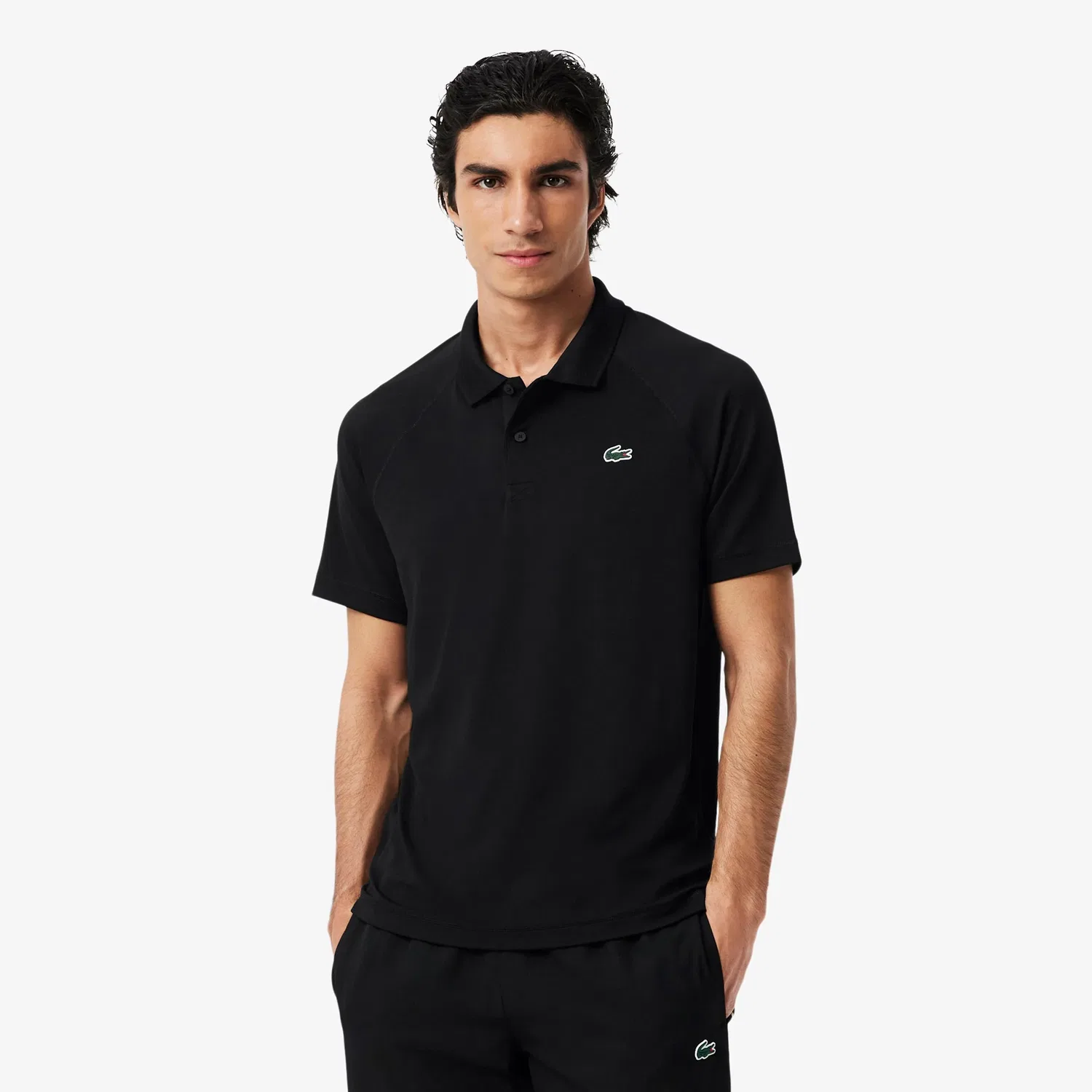 Поло мужское классическое Lacoste Urban Polo, Черный