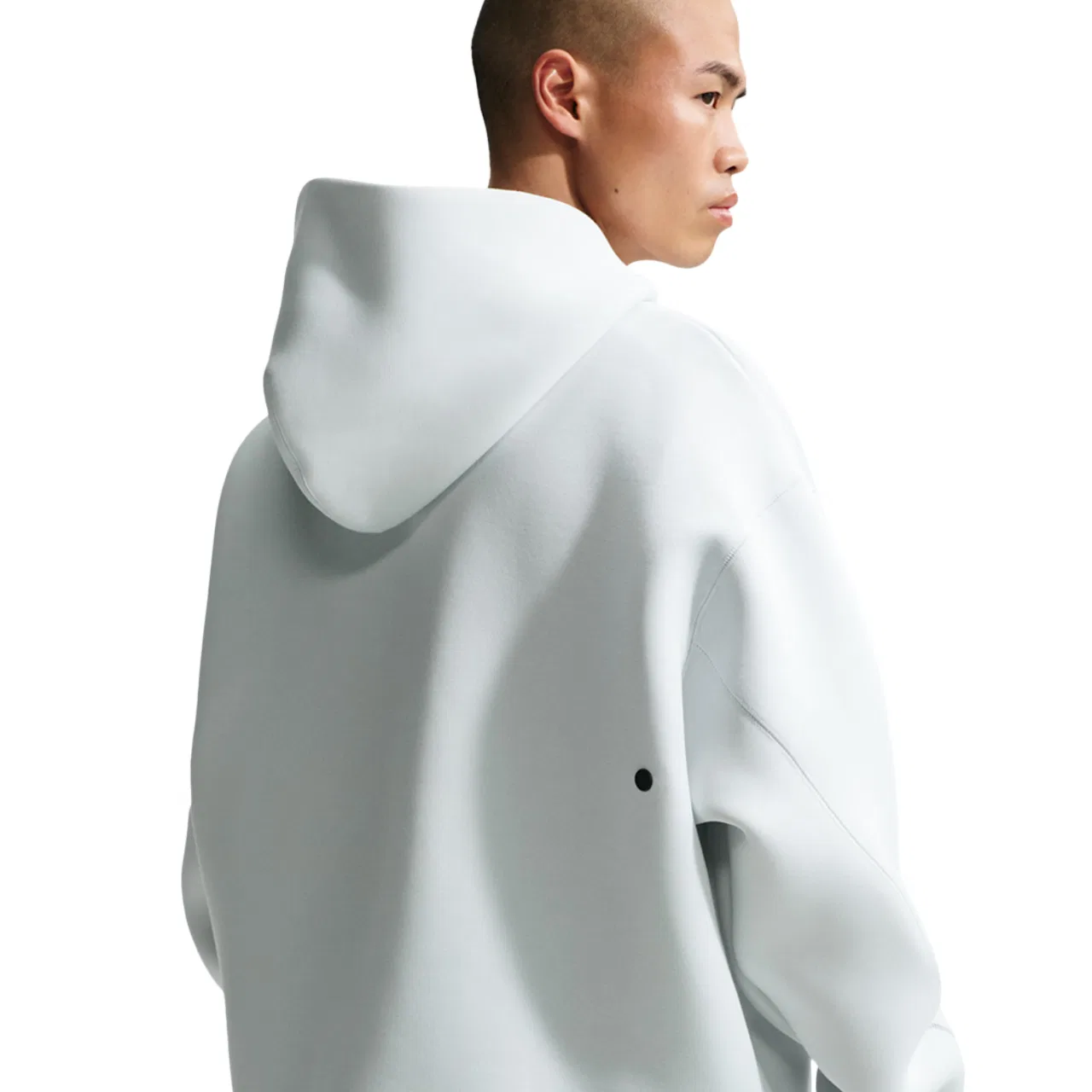 Мужская куртка Tech Fleece Ergo Full-Zip Nike, цвет Off White/Black — фото 2