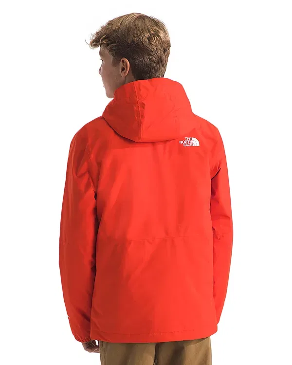 Детская куртка для мальчиков с капюшоном The North Face, Lava Red — фото 3