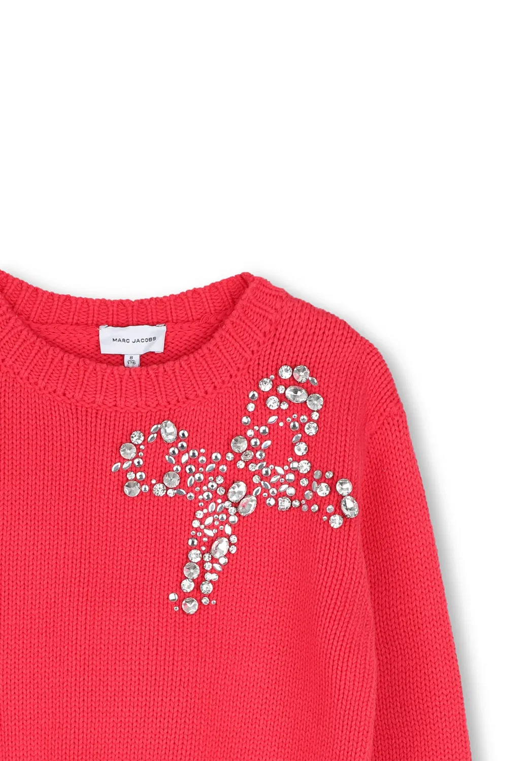 Длинный джемпер Pull à manches Marc Jacobs Kids, Geranium — фото 3