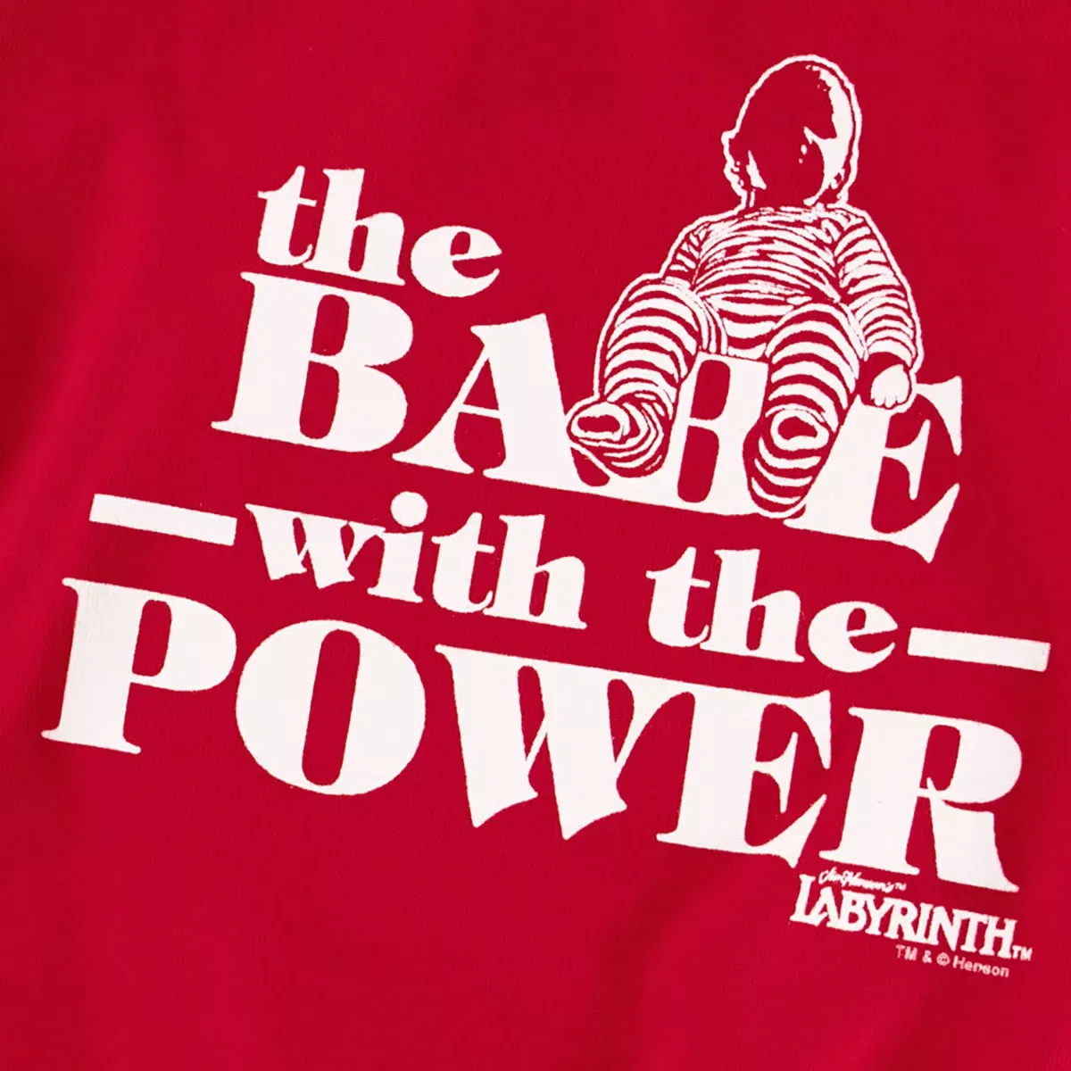 Детское боди с коротким рукавом The Babe With The Power LOGOVISION, Red — фото 2