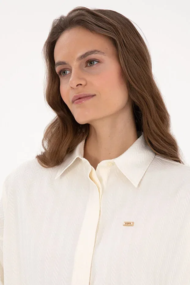 Женская рубашка с длинным рукавом с принтом U.S. Polo Assn., Multicolor — фото 2