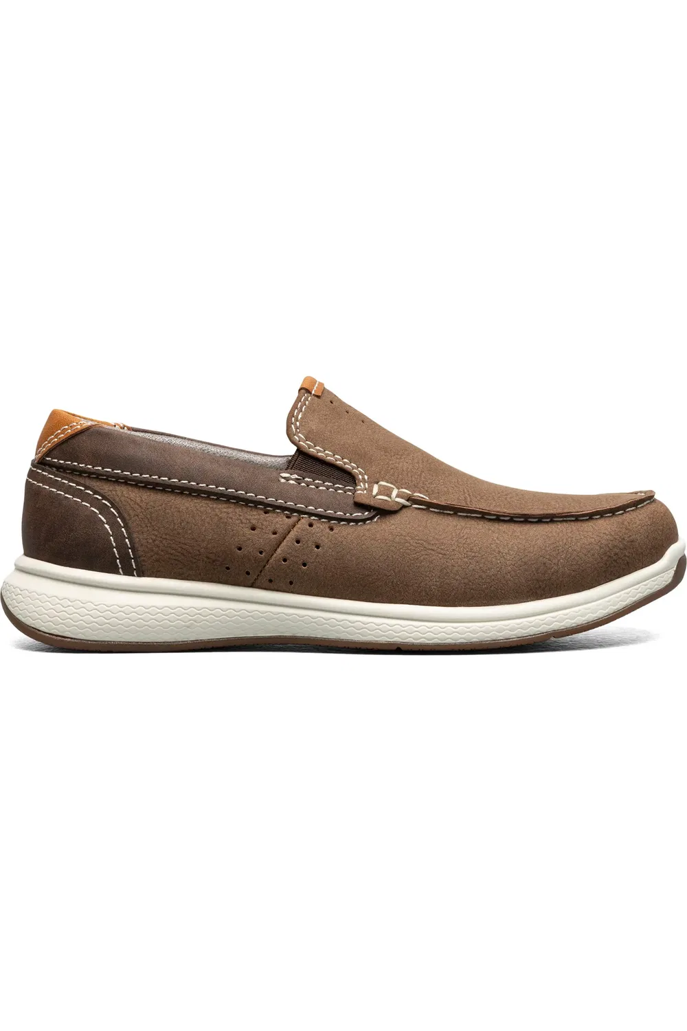 Детские туфли слипоны с перфорацией Crossover Florsheim, Mushroom — фото 3