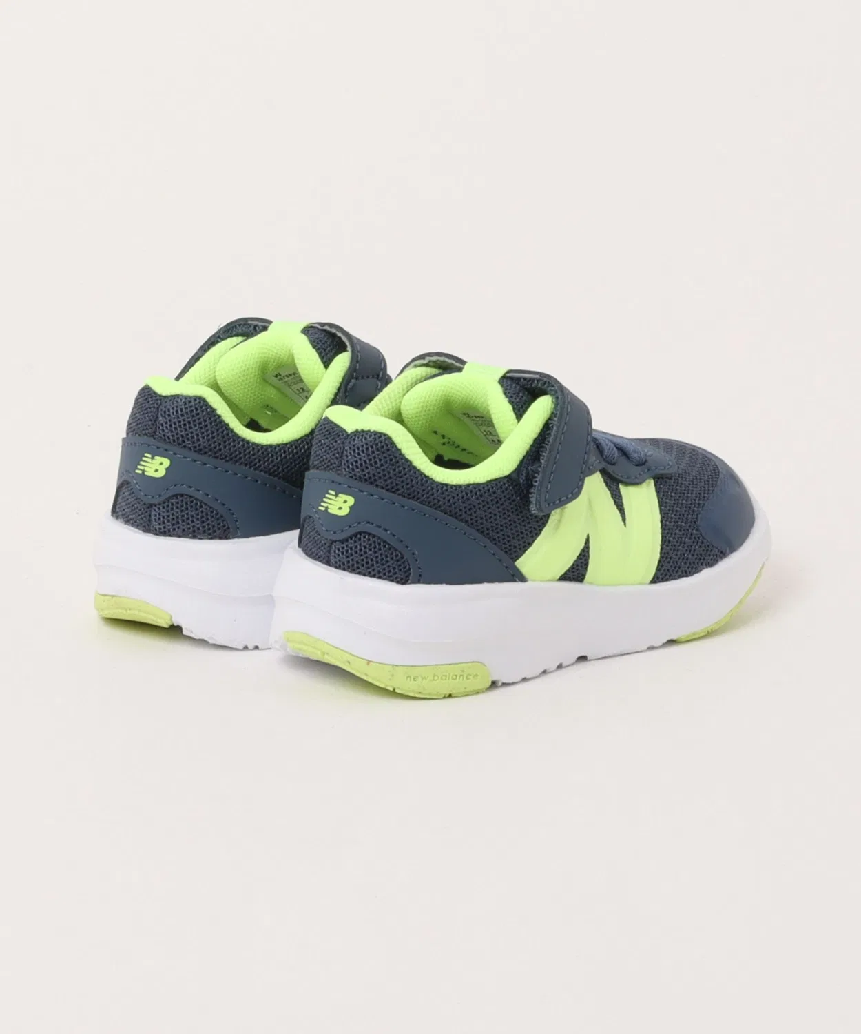 Детские кроссовки с ремешком I5785VI New Balance, Navy/Green — фото 2